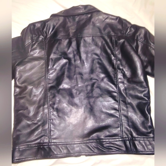 Men's faux leather jacket - Picture 9 of 9